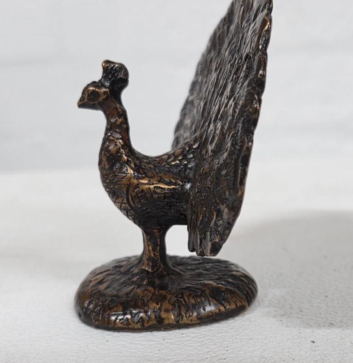 PAUW / bronzen beeld, Verzamelen, Dierenverzamelingen, Nieuw, Beeldje of Figuurtje, Vogel, Ophalen of Verzenden