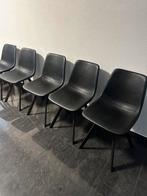 Eetkamer stoelen, Huis en Inrichting, Stoelen, Ophalen, Kunststof, Zwart, Zo goed als nieuw