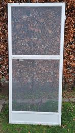 Niet van nieuw te onderscheiden aluminium hordeur kleur wit, Doe-het-zelf en Verbouw, Deuren en Horren, Ophalen, 80 tot 100 cm