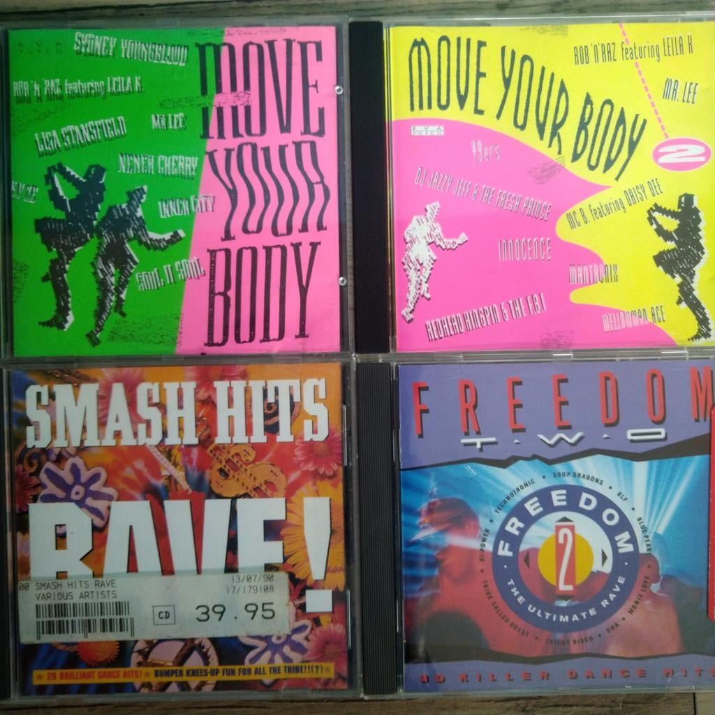 CD's 1990 hip house dance, Ophalen of Verzenden, Gebruikt, Dance Populair, Boxset