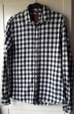 Blauw-wit geblokte blouse Stangata maat M, Kleding | Heren, Stangata, Blauw, Nieuw, Halswijdte 39/40 (M)