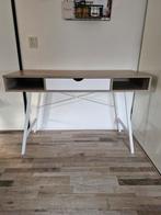 Jysk bureau ABBETVED + gratis stoel, Ophalen, Zo goed als nieuw, Bureau