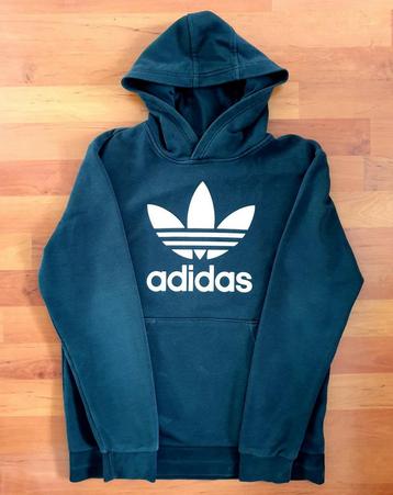 Adidas hoodie - trui met capuchon - maat 164 - zwart beschikbaar voor biedingen