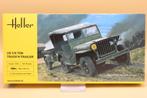 Heller 1/35 US 1/4 Ton Willy's Jeep Truck and Trailer, Hobby en Vrije tijd, Modelbouw | Auto's en Voertuigen, Heller, 1:32 tot 1:50