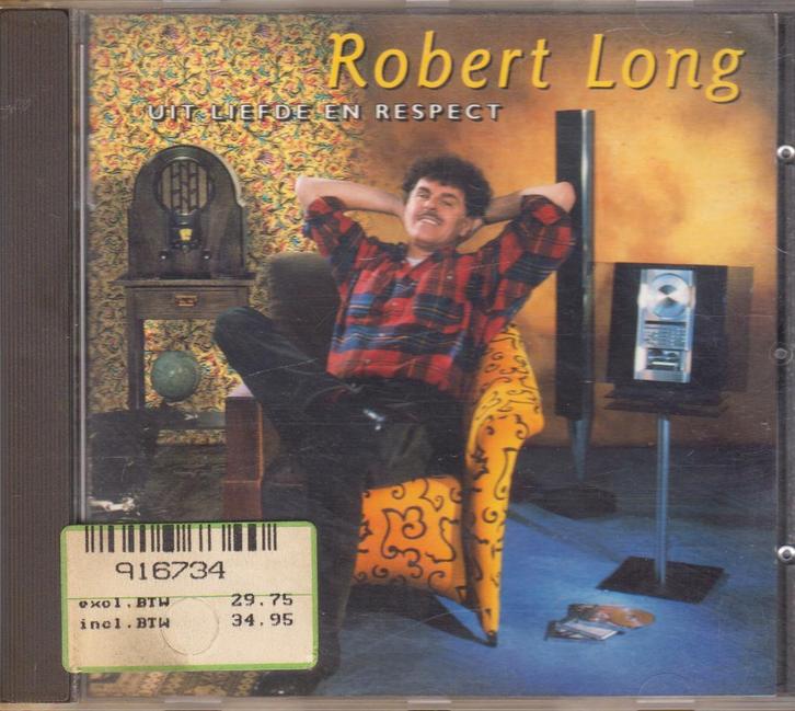 Robert Long - Uit Liefde en Respect, Cd's en Dvd's, Cd's | Nederlandstalig, Gebruikt, Pop, Ophalen of Verzenden