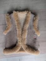 100% merino schapenvacht bodywarmer lammy 38 Afgaans, Kleding | Dames, Maat 38/40 (M), Merino, Beige, Ophalen of Verzenden