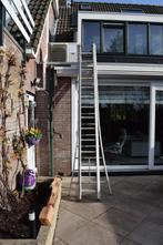 3 delige ladder 14 treden vam aluminium, Doe-het-zelf en Verbouw, Ladders en Trappen, Ophalen, Gebruikt, Ladder, Opvouwbaar of Inschuifbaar