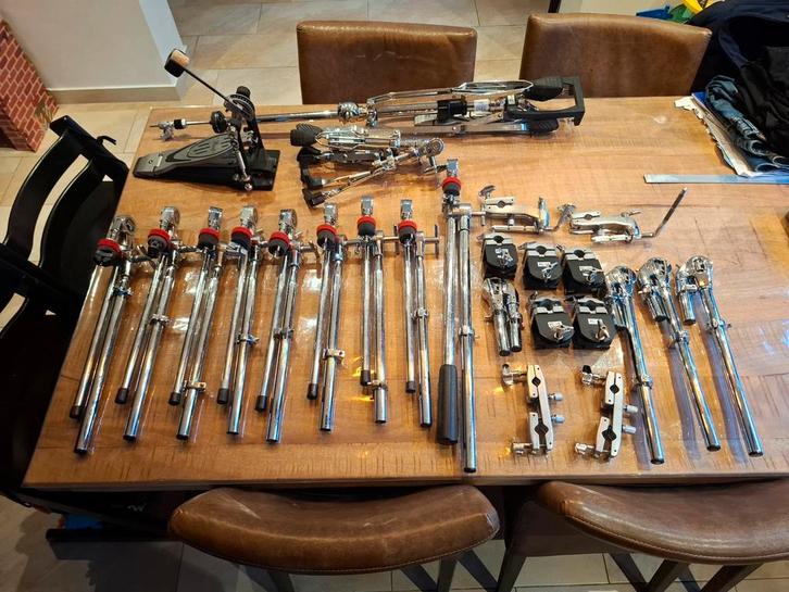 PEARL Hardware! Boom armen Hihat Tomhouders Snare stand etc., Muziek en Instrumenten, Standaards, Zo goed als nieuw, Ophalen of Verzenden
