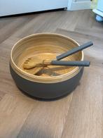 Mooie sla schaal met bijpassend couvert, Ophalen of Verzenden, Nieuw