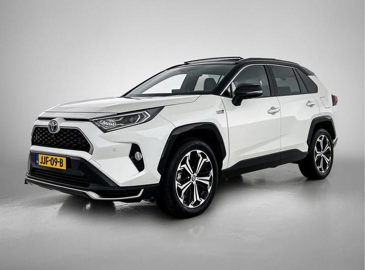 Toyota RAV4 2.5 Plug-in Hybrid AWD Bi-Tone Plus | Navigatie, Auto's, Toyota, Bedrijf, Te koop, Rav4, 360° camera, 4x4, ABS, Achteruitrijcamera