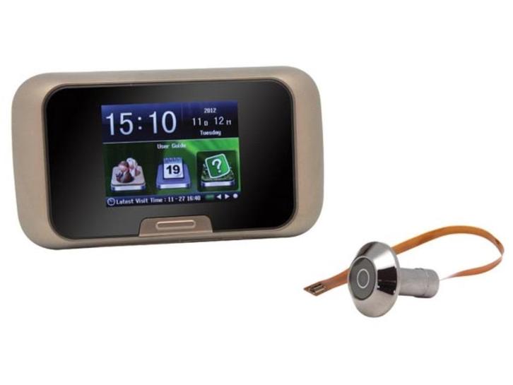 deurspion Perel CAMSET29 Security Camera, Huis en Inrichting, Deurbellen, Zo goed als nieuw, Draadloos, Ophalen of Verzenden