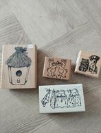 Diverse stempels, Hobby en Vrije tijd, Stempelen, Ophalen of Verzenden, Zo goed als nieuw, Houten stempel