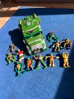 Ninja Turtles 11 stuks plus de wagen, Ophalen of Verzenden, Gebruikt
