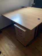 Complete bureau set, Huis en Inrichting, Bureaus, Ophalen, Gebruikt, Bureau