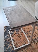 Bijzettafel / laptoptafel mangohout, Minder dan 50 cm, Ophalen of Verzenden, Zo goed als nieuw, Minder dan 50 cm