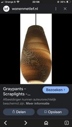 Graypants Hanglamp Drop 18 - Natuurlijk, Huis en Inrichting, Ophalen of Verzenden, Nieuw, Hout, 50 tot 75 cm