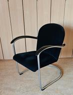 Gispen 414 Dutch Original stoeltje –  zwarte ribstof, Ophalen, Zwart, Design, Zo goed als nieuw