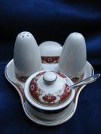 Vintage Peper Zout Mosterdstel Maddock Porselein, Antiek en Kunst, Ophalen of Verzenden