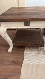 Riviera maison tafel 60 bij 60 breed,hoogte 50, Huis en Inrichting, Tafels | Sidetables, Ophalen, Gebruikt, Vierkant, 50 tot 100 cm