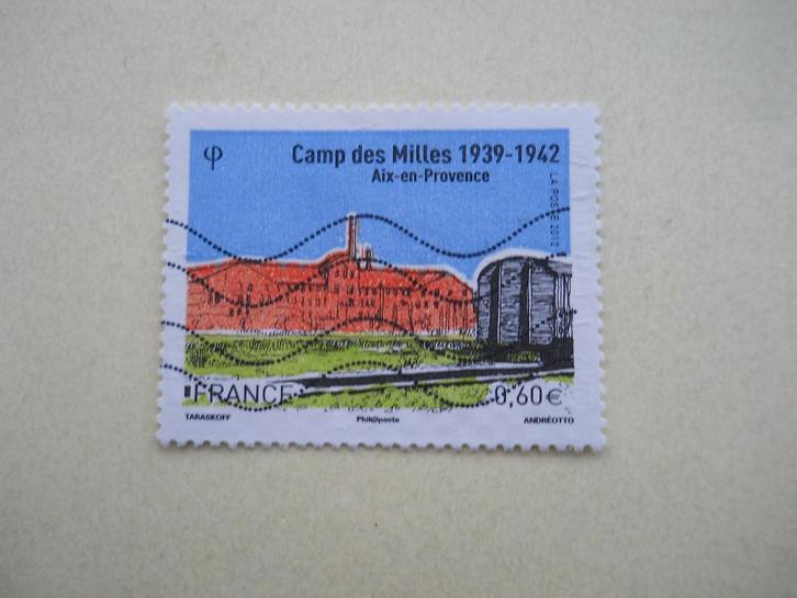 Frankrijk 2012 Camp des Milles Yv.4685 gestempeld, Postzegels en Munten, Postzegels | Europa | Frankrijk, Gestempeld, Ophalen of Verzenden