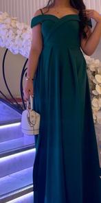 Feestelijke groene jurk, Kleding | Dames, Maat 38/40 (M), Galajurk, Ophalen of Verzenden, Zo goed als nieuw