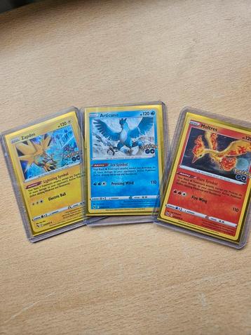 Pokémon Go Legendary Birds Trio Stamped TCG beschikbaar voor biedingen