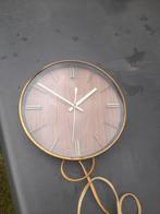 Vintage klok Metamec elektrisch, Ophalen of Verzenden, Gebruikt, Wandklok