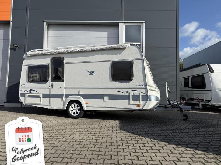 Fendt Bianco Classico 470 TF isabella voortent, Caravans en Kamperen, Caravans, Bedrijf, tot en met 4, 1000 - 1250 kg, Rondzit