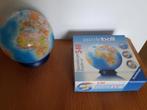 Puzzel wereldbol, Hobby en Vrije tijd, Denksport en Puzzels, Ophalen of Verzenden, 500 t/m 1500 stukjes, Zo goed als nieuw, Rubik's of 3D-puzzel