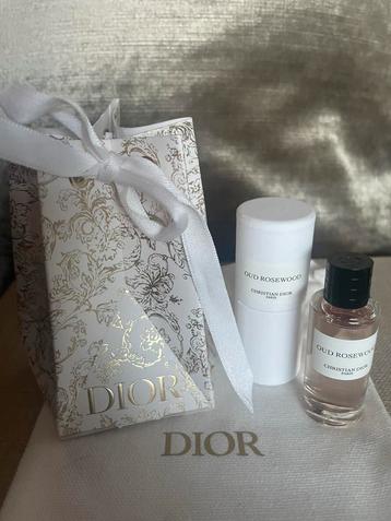 Miniatuur Dior Oud Rosewood edp 7,5 ml met dustbag en tasje beschikbaar voor biedingen