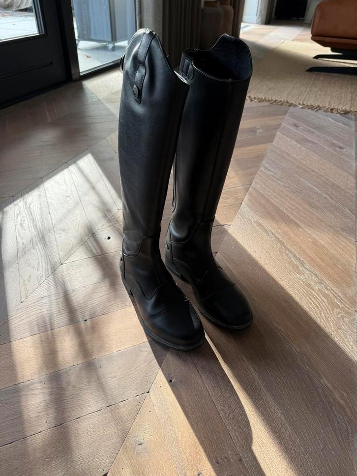 Rijlaarzen, echt leer, merk Moretta, maat 38, z.g.a.n., Dieren en Toebehoren, Paardrijkleding, Zo goed als nieuw, Kinderen, Schoeisel