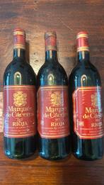 3x Marques de caceres 1971 rioja, Rode wijn, Ophalen of Verzenden, Spanje, Zo goed als nieuw