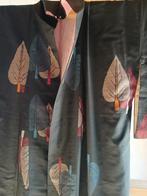 Traditionele Japanse Kimono black leaf, Ophalen of Verzenden