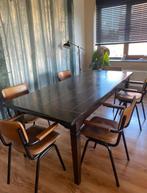 Massief houten eettafel, Gebruikt, Teakhout, 200 cm of meer, Vijf personen of meer