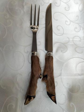 Hertenpoten bestek vintage Frankrijk jaren '50/'60 beschikbaar voor biedingen