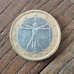 Zeldzame 1 euro munt Italië uit 2002, Postzegels en Munten, Ophalen of Verzenden, Italië, 2 euro, Losse munt