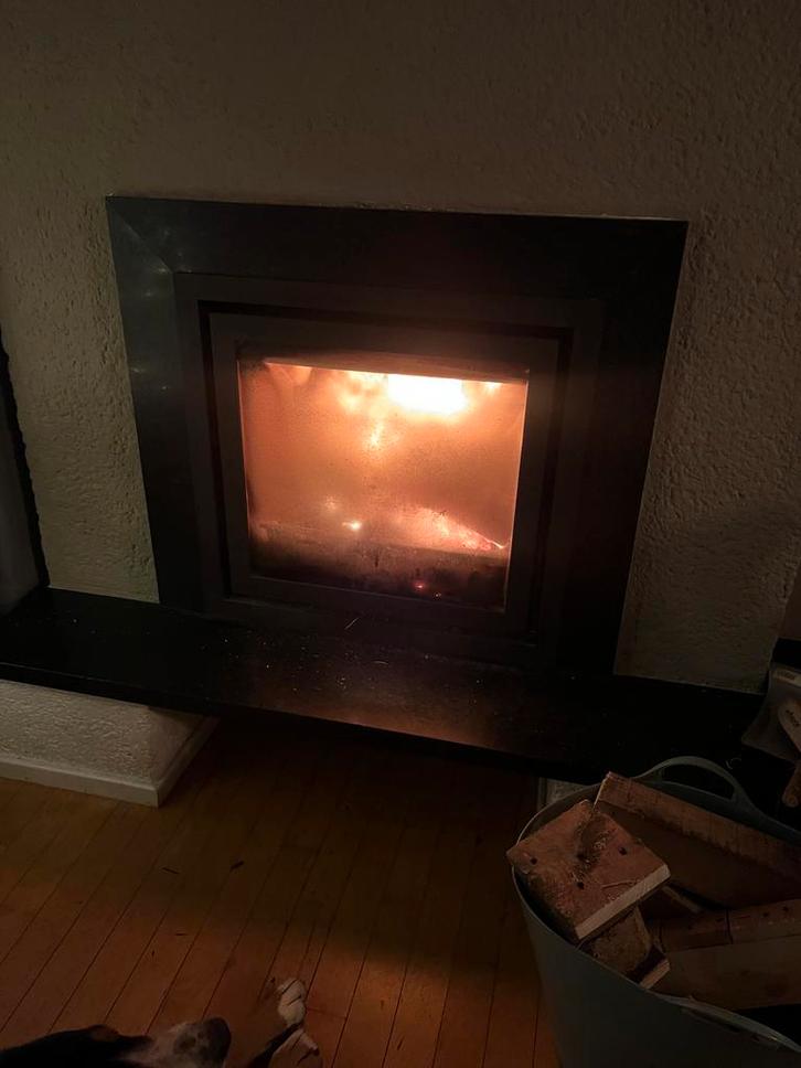 Barbas Unilux 6-67 Houtkachel, Huis en Inrichting, Kachels, Gebruikt, Inbouw, Houtkachel, Hout, Ophalen of Verzenden