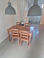 GRATIS eettafel met stoelen set + bankstel, Huis en Inrichting, Complete eetkamers, Ophalen of Verzenden, Gebruikt, 4 tot 6 stoelen