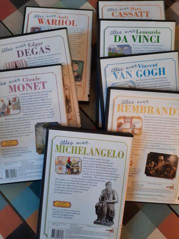 DVD-Box met 7 DVD's voor kinderen over kunstenaars  beschikbaar voor biedingen
