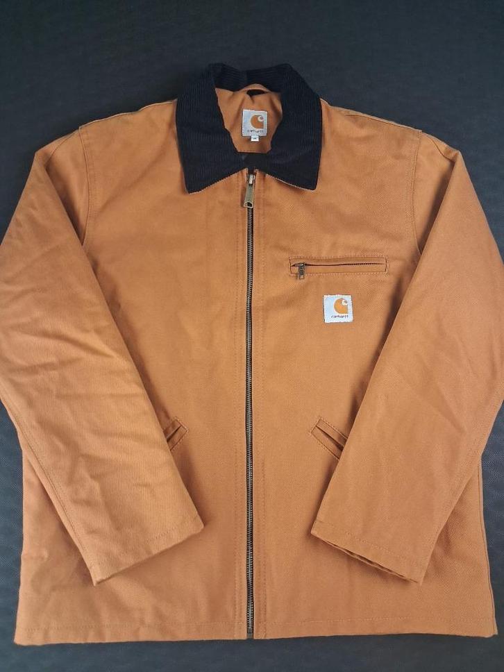 Carhartt Rework Jas – Lichtbruin – Maat S (Uniek Stuk), Kleding | Heren, Jassen | Winter, Nieuw, Maat 46 (S) of kleiner, Bruin