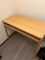 Bamboe Bureau met Uitschuifbaar Blad, Ophalen, Zo goed als nieuw, Bureau