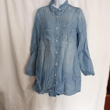Lange spijkerblouse mt 38 merk H&M Denim beschikbaar voor biedingen