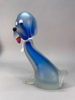 Vintage Murano glazen Hond – satin sommerso, De Mio Giuliano, Ophalen of Verzenden
