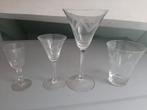 Antieke glaasjes, van ieder 6 stuks, Verzamelen, Glas en Borrelglaasjes, Ophalen, Borrel- of Shotglas