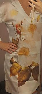 jurk missy M 38 rozen thema, Kleding | Dames, Maat 38/40 (M), Wit, Nieuw, Ophalen of Verzenden