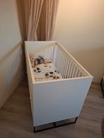 Commode + Ledikant - Wit/Zwart Frame, Ophalen, Gebruikt, Ledikant