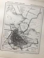 Gemeente kaarten van Noord-Holland. Aalsmeer t/m Zwaag. 1869, Boeken, Atlassen en Landkaarten, Nederland, Ophalen of Verzenden