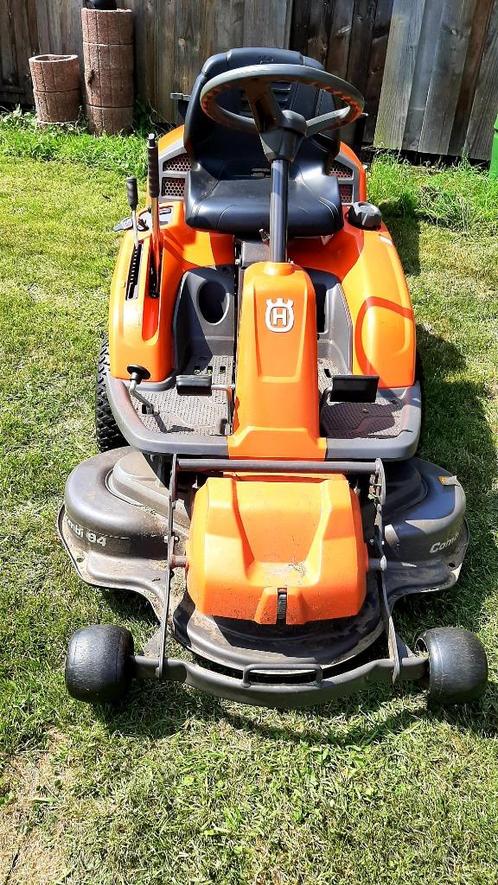 Husqvarna zitmaaier, Tuin en Terras, Zitmaaiers, Gebruikt, 90 tot 120 cm, Mulchfunctie, Ophalen