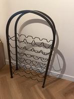 Robuust metalen wijnrek voor 30 flessen, Huis en Inrichting, Woonaccessoires | Wijnrekken, Ophalen, Zo goed als nieuw, 25 flessen of meer