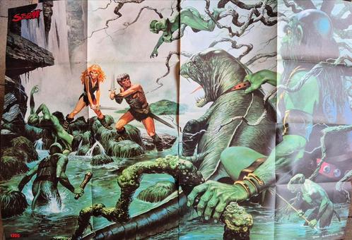 Don Lawrence Storm Poster 1978 tweeluik Eppo, Boeken, Stripboeken, Zo goed als nieuw, Eén stripboek, Ophalen of Verzenden